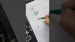 How to sign the letter U #sign #signature