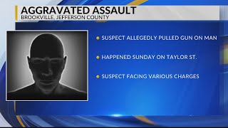 Man charged after allegedly pointing gun at neighbor