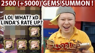 BloodLine 2500 Gems Summon - Rate Up For Linda? WTH?