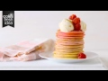 how to make beautiful ombre pancakes taste.com.au