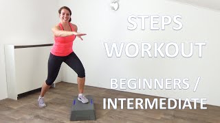 10 Minute Steps Workout – Beginners to Intermediate Step Exercises