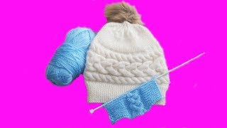 طاقية تريكو للبنات و الأطفال  الجزء الأول the best tricot knitting