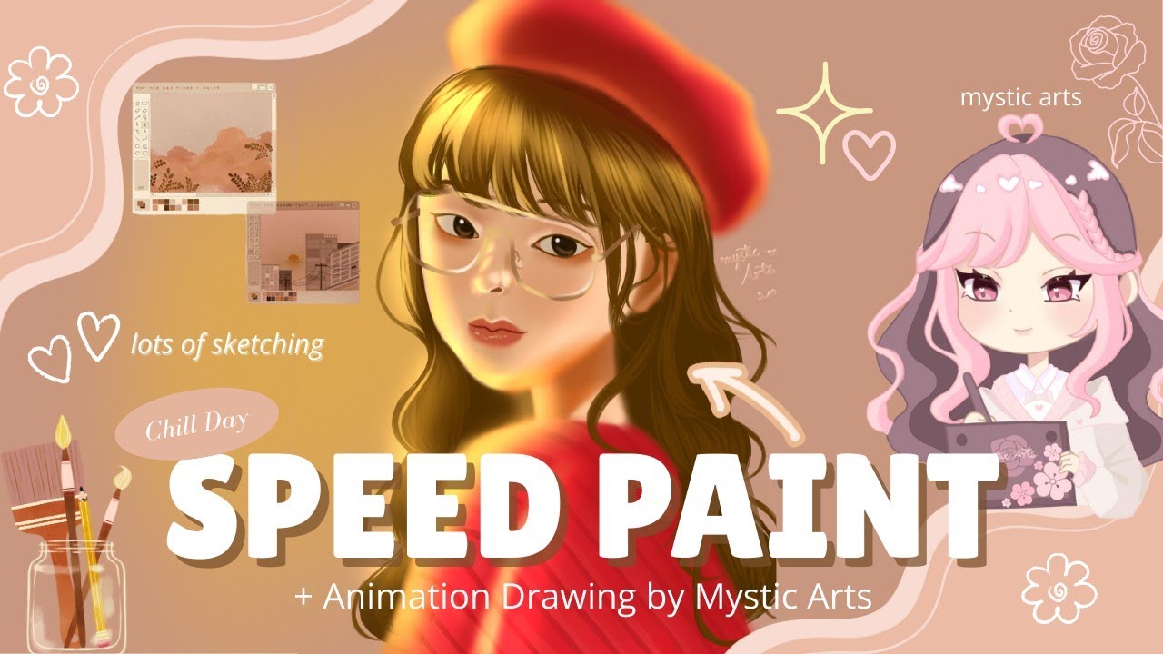 My First Digital Portrait Speed Paint пёџрџњџ Youtube