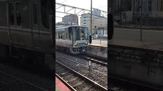 JR西日本 新快速 長浜行 223系 東海道線 草津駅 発車 #Shorts