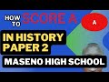 MASENO HIGH -2024 KCSE HISTORY PAPER 2 Maseno prediction.