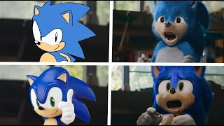 Sonic The Hedgehog Movie Uh Meow All Designs Compilation (Sonic Classic)