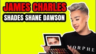 JAMES CHARLES SHADES SHANE DAWSON MAKEUP DRAMA