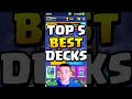 Top 5 Clash Royale Decks (December) 🔥 #shorts