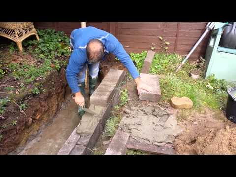 How To Build A Concrete Block Wall How To Build A Concrete Block Wall