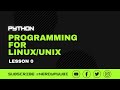 How to write Python script for Linux/Unix Lesson 0 : subprocess