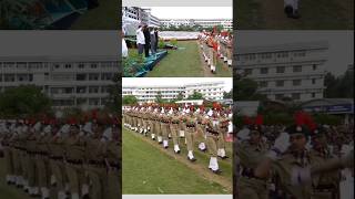 NCC March Past on Founders day 2024 @ JnanaSudha