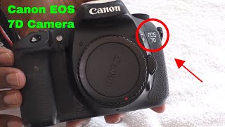 ✅ How To Use Canon 7D Camera Review