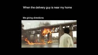 Flipkart Delivery guy || Jr.NTR || RRR #funny #memes #shorts