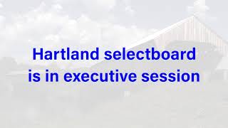 Hartland Selectboard 5/18/2026