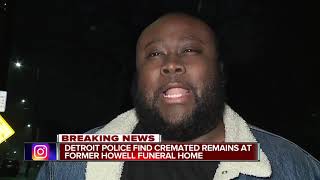 Cremated remains found at another shuttered Detroit funeral home