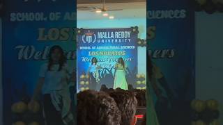 Ma College lo fresher's party.. @MallikaRaghavender @Fitness_Trainer_Mallika #shorts #video #yt