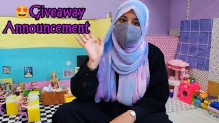 Giveaway Announcement 🤩/Barbie show tamil