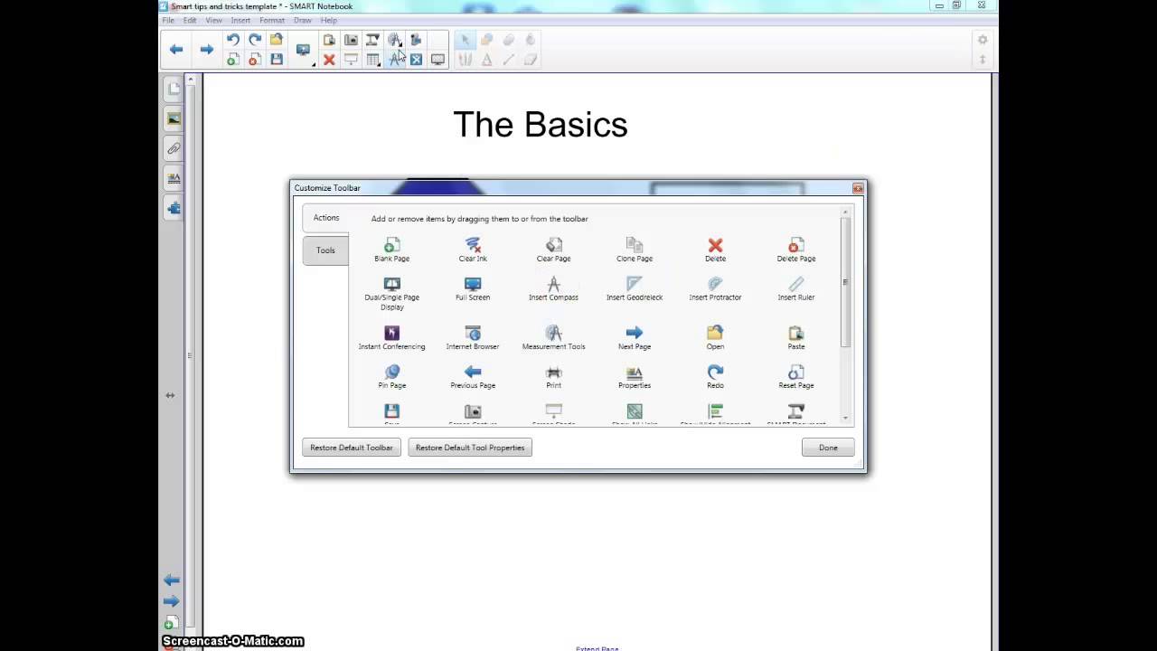Smart Board Basics Youtube