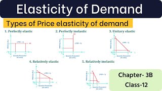 Types of price elasticity of demand Economic class 12