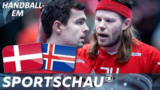 Weltmeister Dänemark patzt: Niederlage gegen Island | Handball-EM | Sportschau