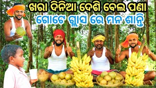 ଅସହ୍ୟ ଖରା ରେ ଗିଲାସେ ବେଲ ପଣା । BAEL FRUIT Summer drink for children. BELA PANA RECIPE