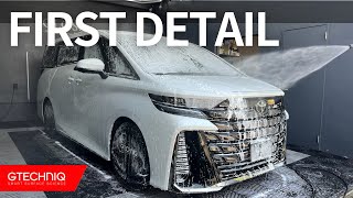 TOYOTA VELLFIRE FIRST DETAIL GTECHNIQ COATING INSTALL | CAR DETAIL | CAR WASH | ASMR |