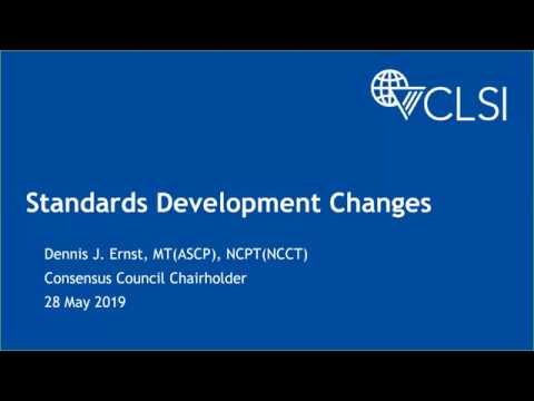 Clsi Expert Panel Process Changes Overview And Training Youtube