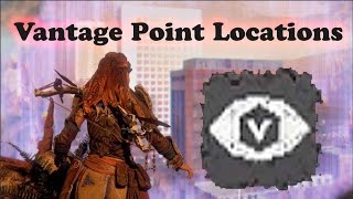 Horizon Zero Dawn - Vantage Point Locations