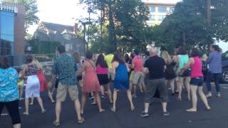 Flash Mob Proposal Practice - Doylestown Helen \u0026 Shanna