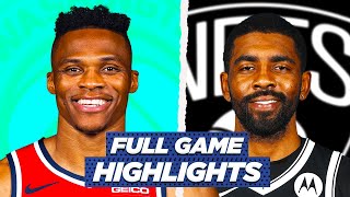 WIZARDS at NETS FULL GAME HIGHLIGHTS | 2021 NBA Season
