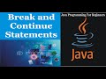 Break and Continue Statements in Java | Java Programming