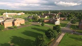 Aerial tour of the old Fairfield Hills Hospital in Newtown, Ct