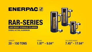 RAR-Series Lightweight Hydraulic Cylinders Double-Acting | Enerpac