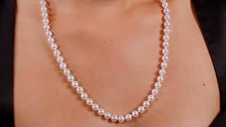 Pure Pearls Akoya Pearl Necklace 6.5-7.0mm