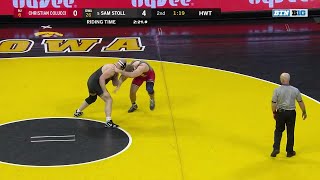 HWT: #2 Sam Stoll (Iowa) vs. Christian Colucci (Rutgers) | Big Ten Wrestling