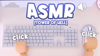 ROBLOX Tower of Hell but it's KEYBOARD ASMR... *VERY CLICKY* | #8