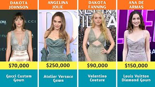 150 Hollywood Actresses & Their Most Expensive Red Carpet Dresses
