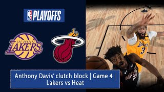 GGBook - NBA Finals Game 4 - Lakers vs Heat - Anthony Davis’ clutch block