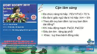 Hội chứng ngừng thở  tắc nghẽn khi ngủ ở người lớn và COPD