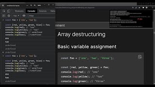 Array Destructuring: Destructuring with more Elements than the Source - Destructuring Assignment.
