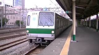 東京メトロ6000系　松戸駅発車