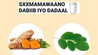 🌿🍵wax Tarka turmeric\u0026moringa 😋👉  iyo qurxinta/iyo iscaateeynta jirka