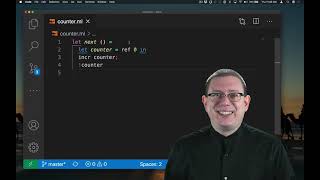 Implementing a Counter | OCaml Programming | Chapter 7 Video 5