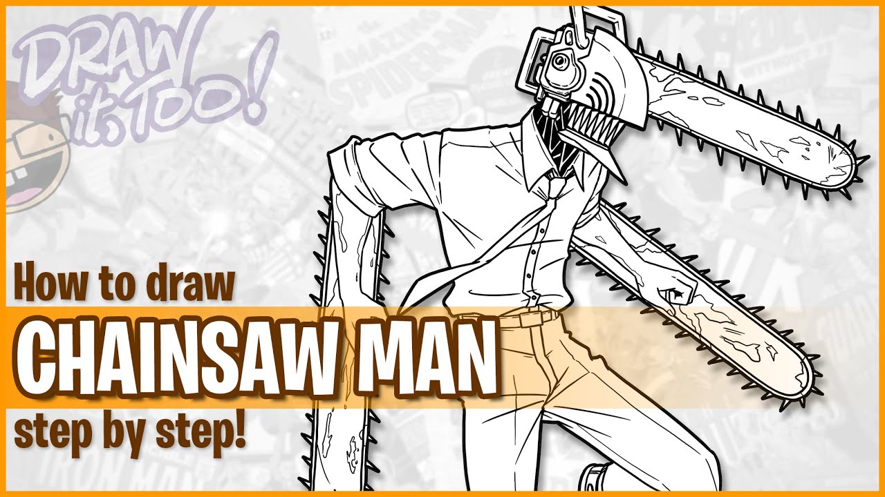 Chainsaw Man Drawing Easy Denji At Arthur Popp Blog