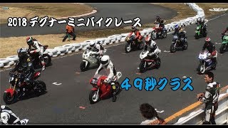 2018.4.1デグナー　ミニバイクレース　49秒クラス　スプリントレース　近畿スポーツランド　デグ耐