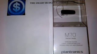 Plantronics M70 Bluetooth headset for $25 (budget friendly)