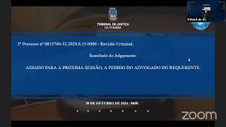 TJPB - 20ª Sessão Ordinária Judicial do Tribunal Pleno 30/10/2024   9h.