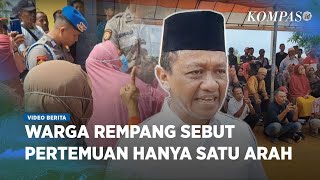 Temui Warga Pulau Rempang, Bahlil Pertimbangkan Usulan Relokasi 4 Kampung Tua