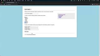 Sinatra Project Gradebook Walkthrough