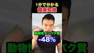 体脂肪をごっそり減らすタンパク質は肉か大豆製品かどっちなのか？痩せる高タンパク質食は動物性か植物性タンパク質か？　#shorts